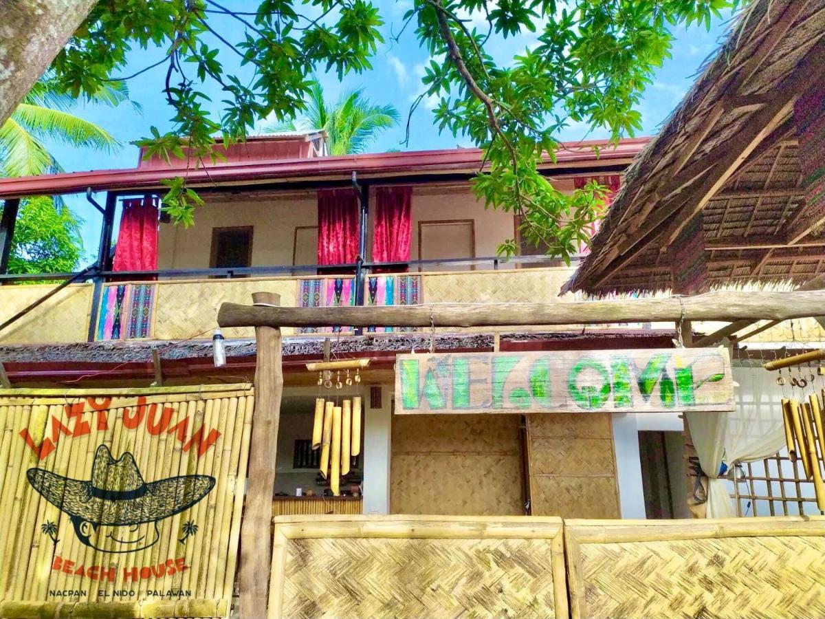 Lazy Juan Beach House Nacpan El Nido Exteriér fotografie