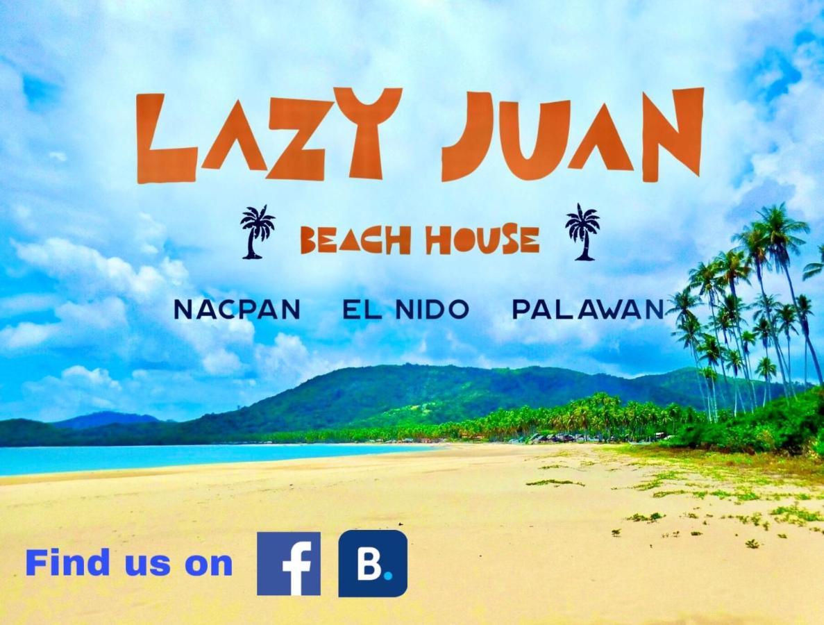 Lazy Juan Beach House Nacpan El Nido Exteriér fotografie