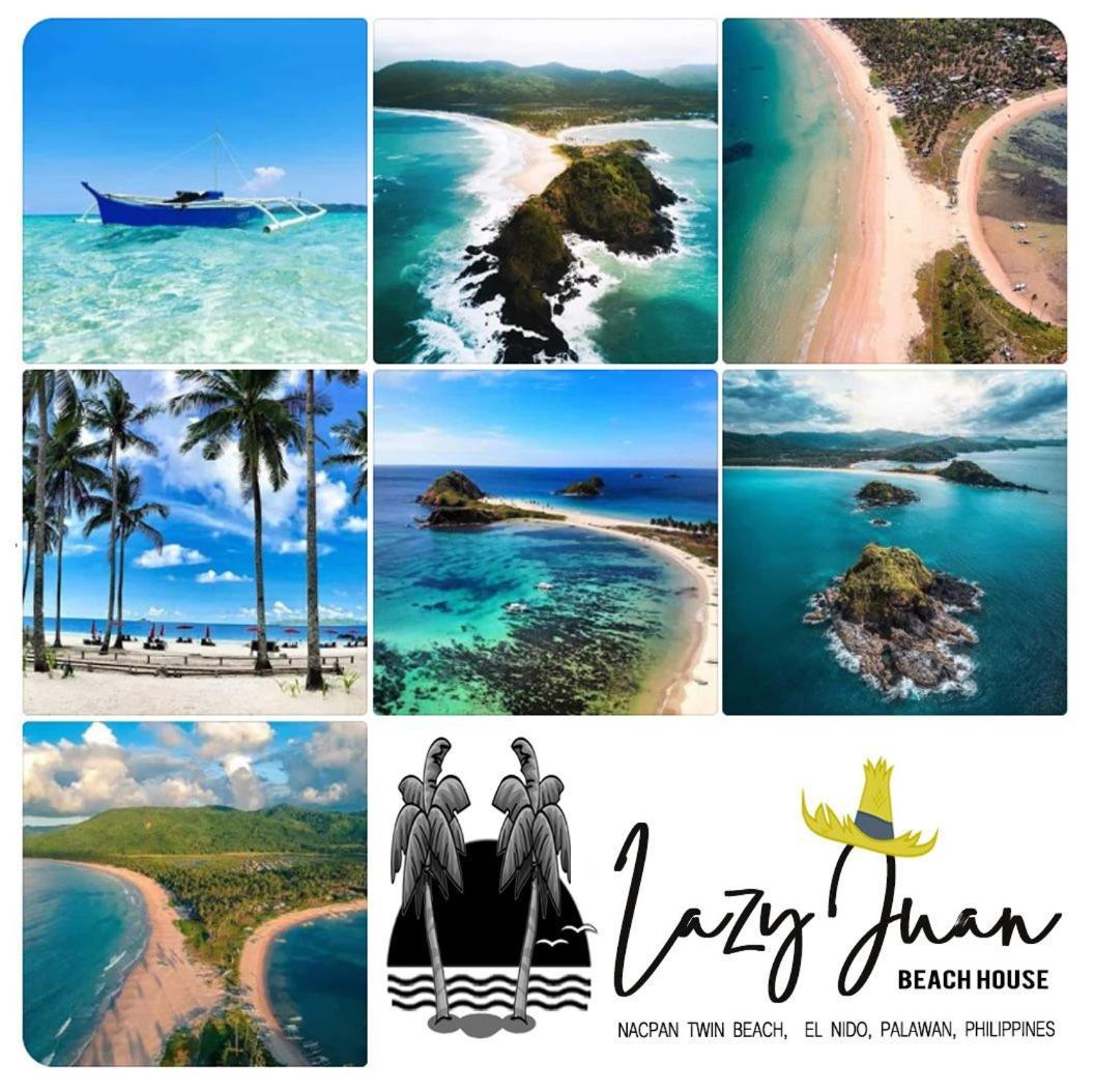 Lazy Juan Beach House Nacpan El Nido Exteriér fotografie